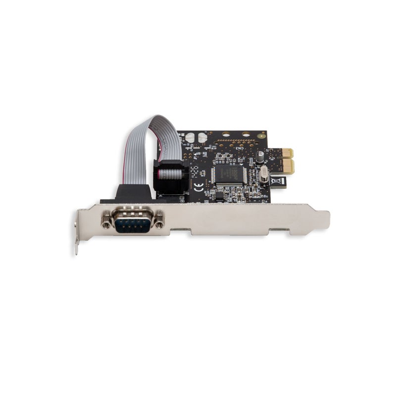 Syba Single Port PCI Express x1 RS232 Serial Adapter Card - PCIe RS232 Serial Host Controller to Single Serial DB9 Port - Image 2